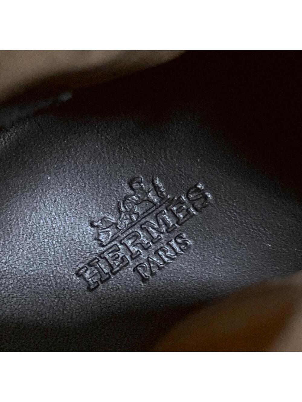 Hermes Fresh Black Nylon Rubber Women's #281285H10B - Picture 9 of 12